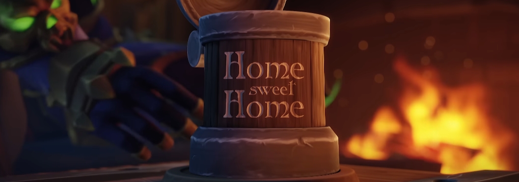 a cup with home sweet home hint wow player housing